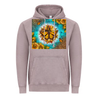 Vintage Zinc Monarch Butterfly Sunflower Vintage Hoodie - LillyAllenDesigns