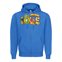 True Royal love kiwi Zipper Hoodie - RanaPortraitStore