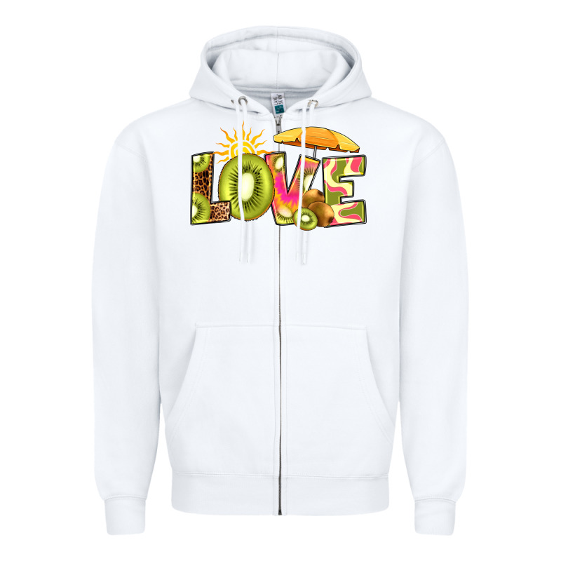 Love Kiwi Zipper Hoodie by RanaPortraitStore | Teevron