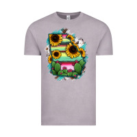 Georgia Map Sunflower Cactus Serape Vintage Tee | Teevron