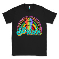 Black pride rainbow Classic Tee - OliviaCreatesArt