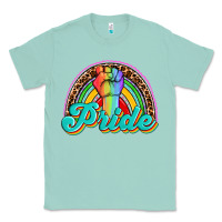 Seafoam pride rainbow Classic Tee - OliviaCreatesArt