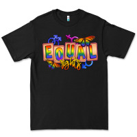 Black Equal rights Premium Tee - FaDigitalArtStudio