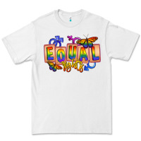 White Equal rights Premium Tee - FaDigitalArtStudio