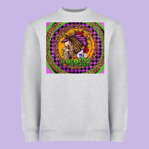 Momster Halloween Momlife Heavyweight Sweatshirt Designed By Jasminsmagicworld