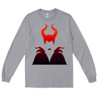 Heather Grey maleficent Long Sleeve Tee - artisFamous