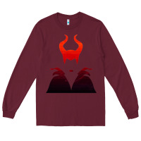 Burgundy maleficent Long Sleeve Tee - artisFamous
