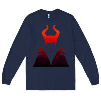 Navy maleficent Long Sleeve Tee - artisFamous
