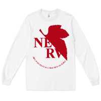 White nerv  evangelion Long Sleeve Tee - artisFamous