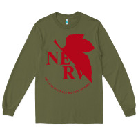 Army Green nerv  evangelion Long Sleeve Tee - artisFamous