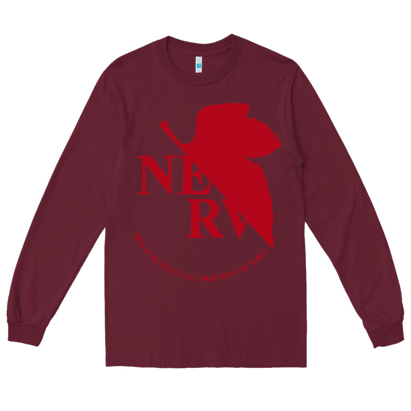 Nerv  Evangelion Long Sleeve Tee by artisFamous | Teevron