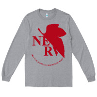 Heather Grey nerv  evangelion Long Sleeve Tee - artisFamous