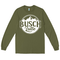 Army Green vintage busch light Long Sleeve Tee - artisFamous