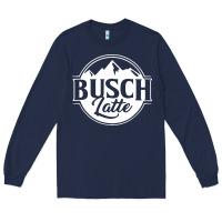 Navy vintage busch light Long Sleeve Tee - artisFamous