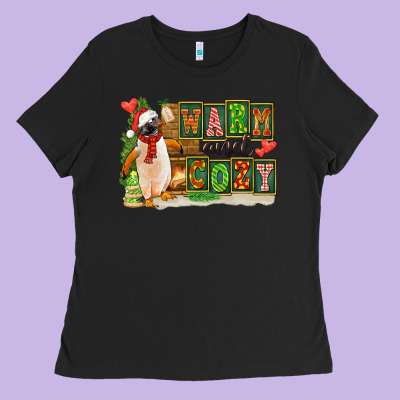 Warm And Cozy Penguin Ladies Tee Designed By Fadigitalartstudio
