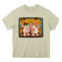 Mossy fall pigs Heavy Core Tee - Jasminsmagicworld