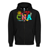 Black cna summer Zipper Hoodie - RanaPortraitStore
