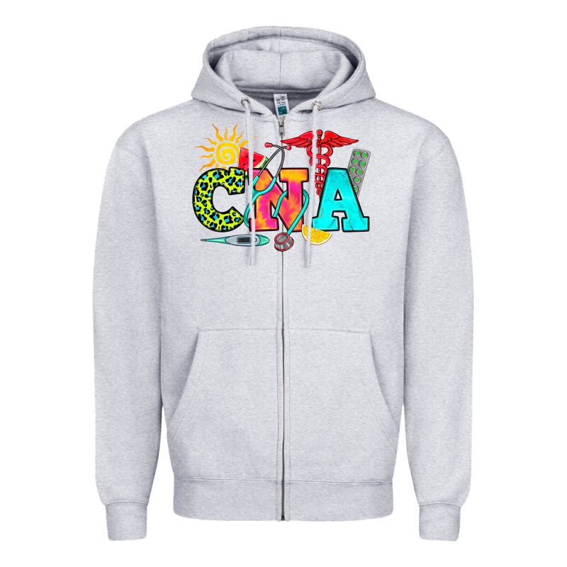 Cna Summer Zipper Hoodie by RanaPortraitStore | Teevron