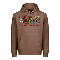 Chestnut love labrador retriever Premium Hoodie - Artiststas