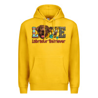 Lemon love labrador retriever Premium Hoodie - Artiststas