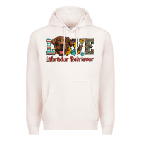 Pale Pink love labrador retriever Premium Hoodie - Artiststas