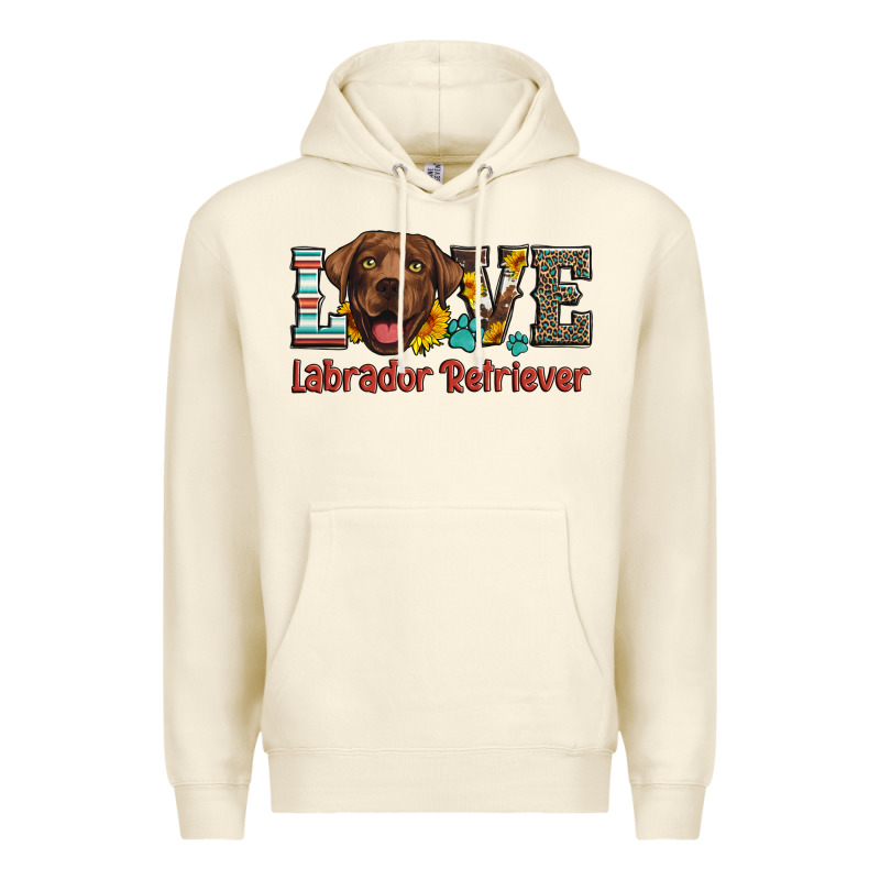 Love Labrador Retriever Premium Hoodie by Artiststas | Teevron