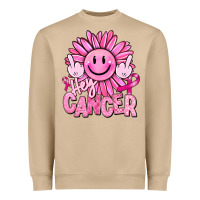Mushroom hey cancer smiley face breast cancer Heavyweight Sweatshirt - RanaPortraitStore
