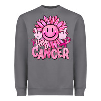 Storm hey cancer smiley face breast cancer Heavyweight Sweatshirt - RanaPortraitStore