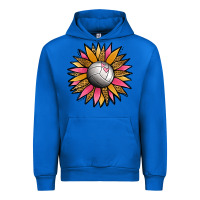 Cobalt Volleyball Sunflower Urban Hoodie - Jasminsmagicworld