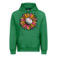 Emerald Volleyball Sunflower Urban Hoodie - Jasminsmagicworld
