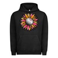 Pigment Black Volleyball Sunflower Urban Hoodie - Jasminsmagicworld