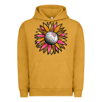Pigment Peanut Butter Volleyball Sunflower Urban Hoodie - Jasminsmagicworld