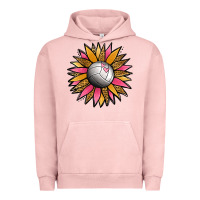 Pigment Salmon Volleyball Sunflower Urban Hoodie - Jasminsmagicworld