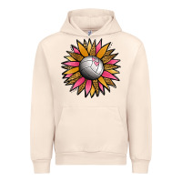 Sandshell Volleyball Sunflower Urban Hoodie - Jasminsmagicworld