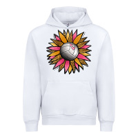 White Volleyball Sunflower Urban Hoodie - Jasminsmagicworld