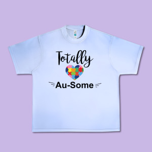Totally Au Some Urban Heavy Tee Designed By Cowhidedigitalart