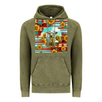Vintage Olive Charolais Calf Gemstone Vintage Hoodie - LillyAllenDesigns