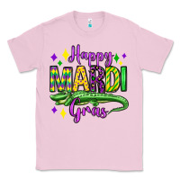 Bubblegum Pink happy mardi gras alligator olivia Classic Tee - OliviaCreatesArt