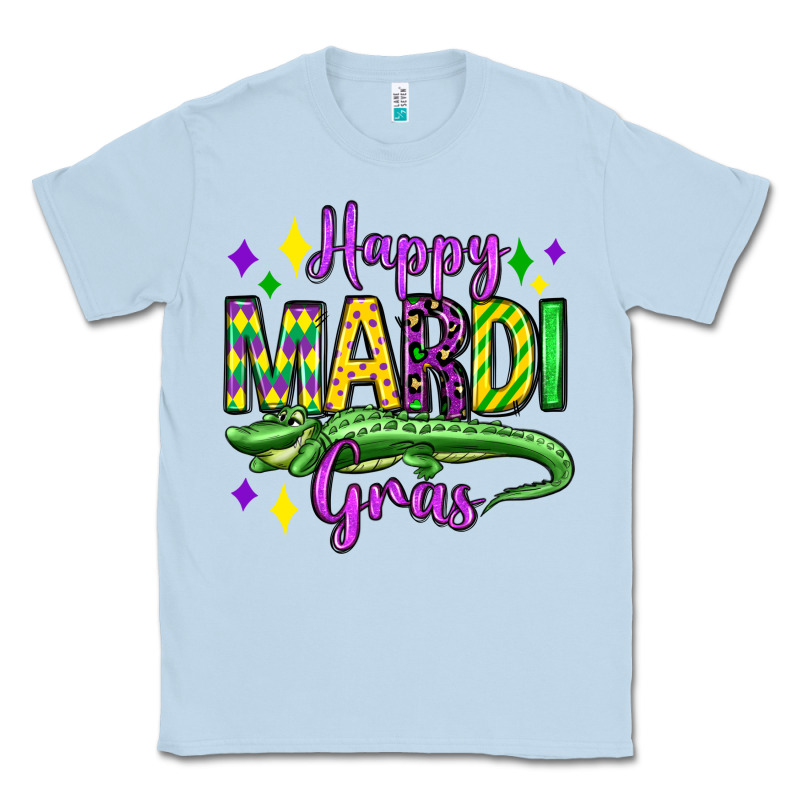 Happy Mardi Gras Alligator Olivia Classic Tee by OliviaCreatesArt | Teevron