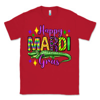 Red happy mardi gras alligator olivia Classic Tee - OliviaCreatesArt