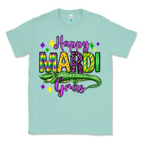 Seafoam happy mardi gras alligator olivia Classic Tee - OliviaCreatesArt