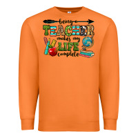 Carrot being a teacher makes my life complete Premium Sweatshirt - RanaPortraitStore