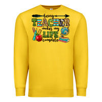 Lemon being a teacher makes my life complete Premium Sweatshirt - RanaPortraitStore