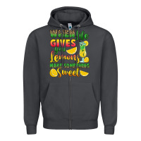 Smoke when life gives you lemons make something Zipper Hoodie - RanaPortraitStore