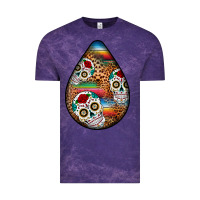 Cloud Purple mexican teardrop  2 Vintage Tee - BundleAndBundleShop