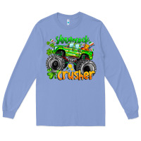 Colony Blue Shamrock Crusher Long Sleeve Tee - CowhideDigitalArt