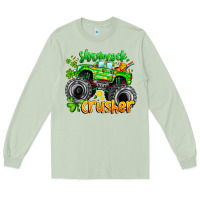 Matcha Shamrock Crusher Long Sleeve Tee - CowhideDigitalArt