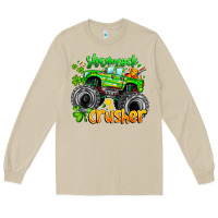 Mushroom Shamrock Crusher Long Sleeve Tee - CowhideDigitalArt