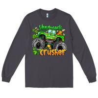 Smoke Shamrock Crusher Long Sleeve Tee - CowhideDigitalArt