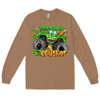 Toasted Coconut Shamrock Crusher Long Sleeve Tee - CowhideDigitalArt